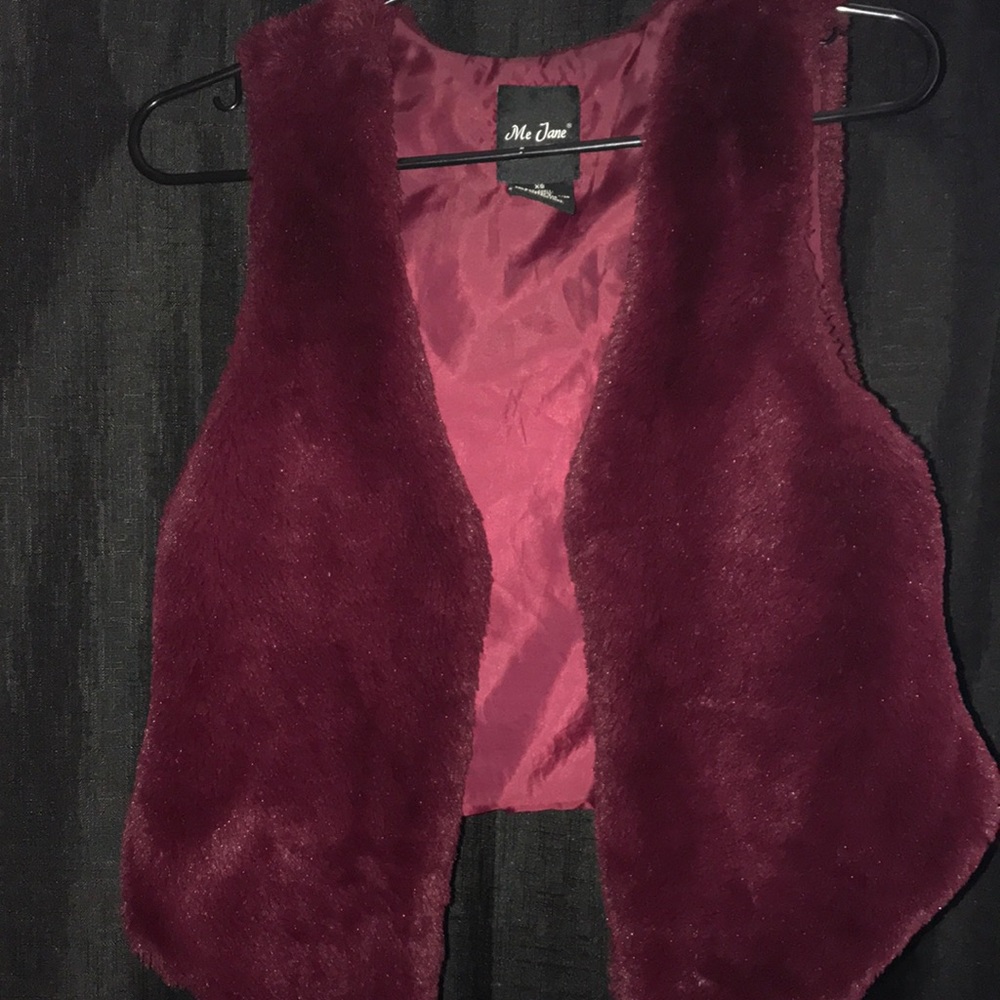 Faux fur vest
